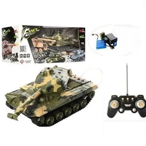 اسباب بازی ماشین کنترلی شارژی تانک سبز Remote Control BATTLE TANK مقیاس 1:32_اسباب بازی ماشین کنترلی